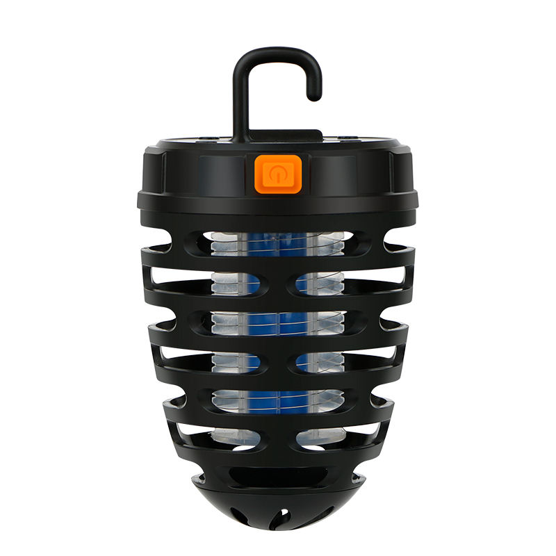 Outdoor Led Electronic Direct Plug-in Hanging Fly Trap Waterproof Solar Charging Lantern Portable Uv Light Bug Zapper Mosquito