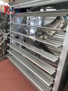 Ventilateur mural d'extraction robuste AC 380V avec système de refroidissement à roulement à billes pour élevages avicoles, poulaillers, porcheries OEM/ODM - Product Image 3