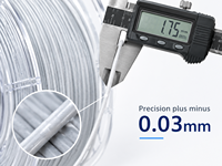 Filamen Printer 3D PETG Marmer 1.75mm 1kg ±0.03mm Toleransi Terukur Laser Ketangguhan Tinggi untuk Pencetakan FDM untuk Bagian Fungsional