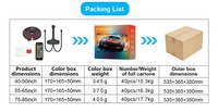 Série de rétroéclairage TV RGB USB DIY, bande lumineuse LED noire en ABS, synchronisation d'écran, caméra de suivi automatique, luminosité réglable