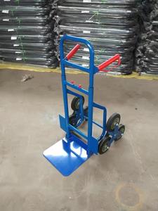 Carrello a mano telescopico sei ruote scala arrampicata pieghevole a mano carrello pesante acciaio camion a mano HT2130 - Product Image 6