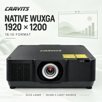 Projecteur d'installation professionnel CAAVITS 8300 lumens WUXGA 1920x1200 3LCD laser pour l'éducation, les salles de conférence, projecteur Beamer
