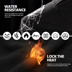 신상품 남성용 바지 방풍 방수 지퍼 포켓 Softshell 카고 바지 남성 양털 라인 겨울 하이킹 스키 바지 - Product Image 5