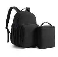 Sac à dos pour ordinateur portable avec sac à lunch isotherme détachable pour le travail, l'université et les déplacements quotidiens