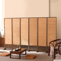 Cloison de séparation paravane pliable et mobile en bois traditionnel antique pour salon intérieur/extérieur
