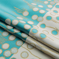 Offre Spéciale Personnalisé Jacquard Occultant 100% Polyester Tissu Pour rideau
