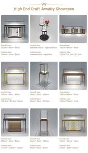 Vitrine en verre de bijoux transparente haut de gamme armoire à bijoux verticale multifonctionnelle armoire à miroir pour bijouterie - Product Image 5