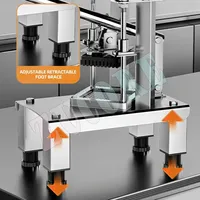 Machine à découper les légumes manuelle professionnelle en acier inoxydable, trancheuse à pommes de terre, pour frites, écologique, garantie 5 ans