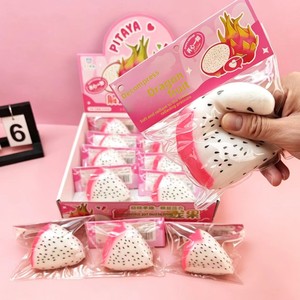 Juguete Antiestrés de Goma Ultrasuave con Forma de Pitaya, de Recuperación Lenta, para Aliviar el Estrés y la Descompresión, Ideal para Regalo - Product Image 1