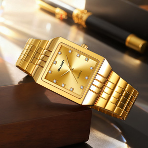 Men's square chronograph <b>watch</b> Luxury stainless steel wristwatch 30M waterproof quartz <b>watch</b> - Product Image 1