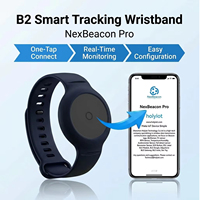 Balise Bluetooth basse consommation Holyiot 6.2 avec accéléromètre, bouton programmable, prend en charge iBeacon/Eddystone