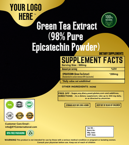 Polvo de polifenoles de extracto de hoja de té verde 98% de alta calidad Ingredientes naturales Varios beneficios para la salud Wild Direct India - Product Image 2
