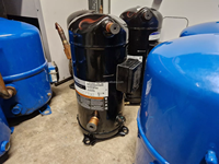 Compresseur à spirale de réfrigération Copeland ZR125KCE-TFD-950 ZR125KCE-TFD-550 ZR125KCE-TFD-455 ZR125KCE-TFD-52E 10HP ZR125
