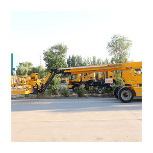 Mobile Lift Retract able 23M 28M 34M Cherry Picker Luftschlepp anhänger kann hinter dem kleinen Ausleger kran abgeschleppt werden - Product Image 3