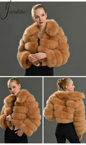 2024 New Fashion Ladies Fall Winter Natural Fur Coat Clothes Thick Full <strong>Sleeves</strong> Luxury Fluffy <strong>Short</strong> Real Fur <strong>Jacket</strong> for <strong>Women</strong> - Product Image 3