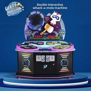 Máquina Whack-A-Mole de lujo de doble versión que funciona con monedas, nuevo cubo de plástico, 1 año de diversión para niños - Product Image 2