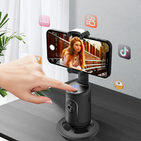 Support de téléphone portable P01 Vlog trépied de bâton de Selfie d'appareil photo 360 Rotation suivi automatique du visage équipement de vapeur en direct