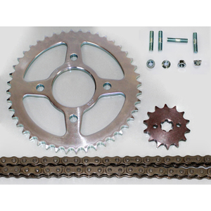 Multi-funzione risposta rapida ad alta efficienza catena resistente alla corrosione Set pignone per HONGDA CB125ACE CB125 ACE durevole 12 - Product Image 6