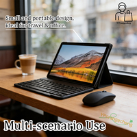 YPORANGECHENG Nueva Tablet PC de 10.1 Pulgadas con Pantalla Capacitiva, MTK Octa Core, Android 12.0, Wi-Fi, Bluetooth, Teclado, IPS 1280x800