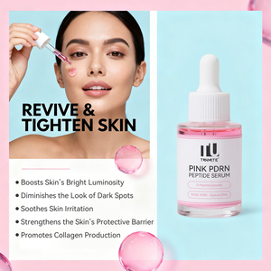 Suero Facial Coreano con Péptidos Rosados PDRN, Personalizado <span class=keywords><strong>OEM</strong></span> ODM, para una Piel Radiante, Hidratante, Reafirmante, con Niacinamida Blanqueadora - Product Image 2