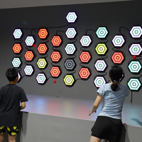 Lumière murale interactive pour jeux, lumière LED pour sol, lumière interactive LED pour salle de jeux
