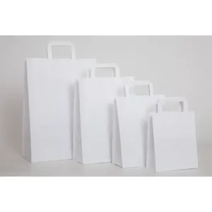 Buste di carta con manici piatti per merchandising personalizzato - Product Image 1