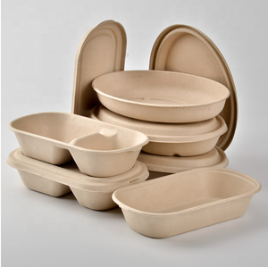 Beston Automatic Biodegradable disposable sugarcane bagasse pulp molding paper plate making machine