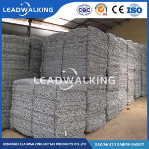 กล่องกาเบียนหกเหลี่ยมชุบสังกะสีคุณภาพสูงสำหรับป้องกันตลิ่งริมแม่น้ำ มาตรฐาน GB สำหรับงานวิศวกรรมทางถนน - Product Image 4