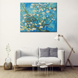 Impresiones florales modernas en lienzo de flor de almendro de Van Gogh, reproducción de pinturas al óleo, arte de pared para decoración del hogar y la oficina - Product Image 1