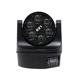 Iluminación de Escenario Personalizada, Cabeza Móvil Tipo Ojo de Abeja, Disco Dj Rgbw, 6 Piezas, Luz Móvil de 10w - Product Image 1