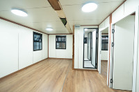 Casa Contenedor Prefabricada Expandible TOPPRE Completa de 20 pies/40 pies, Casa Modular de Acero Galvanizado con Cocina y Dormitorio para Villa