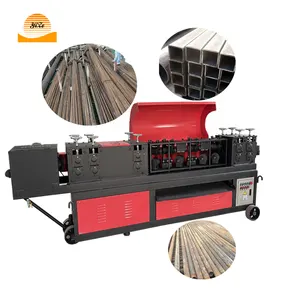 Automatic Metal Pipe Tube Polishing Stainless Steel Round Pipe Rust Removal Painting Machine Used Rebar Straightening Machine