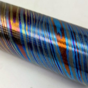 Lamiere/Aste/Anelli in <span class=keywords><strong>Titanio</strong></span> Damascato di Alta Qualità Resistenti alla Corrosione in Vendita - Product Image 2