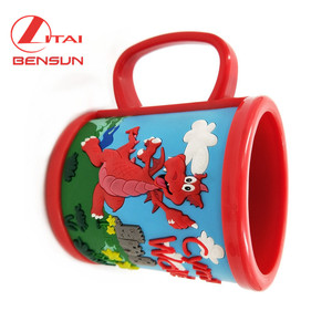 <span class=keywords><strong>Tazas</strong></span> y <span class=keywords><strong>tazas</strong></span> de dibujos animados creativos de plástico personalizados para niños de PVC suave de la mejor calidad - Product Image 3