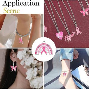 Dijes <span class=keywords><strong>de</strong></span> Listón Rosa para la Concientización sobre el Cáncer <span class=keywords><strong>de</strong></span> <span class=keywords><strong>Mama</strong></span> - Joyería Dove Hope Care para Fabricación <span class=keywords><strong>de</strong></span> Joyas al por Mayor - Product Image 6