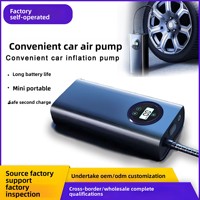 Pompe à air de voiture portable multifonction pour véhicule électrique Unité portative Matériau ABS avec gonfleur de pneu à batterie universel