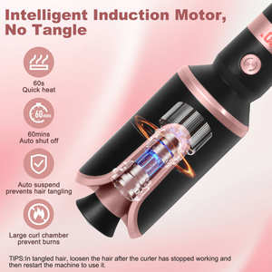 Écran LCD électrique en céramique personnalisable chauffage PTC automatique bigoudi ODM/OEM Logo paquet 110-240V Salon usage domestique RV - Product Image 2