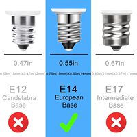 Ampoule LED profonde E14 à intensité variable sans scintillement AC220V lampe turque remplacer les ampoules 5W pour réfrigérateur hotte de cuisine couture résidentielle