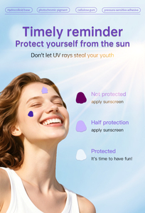 Autocollant de détection de la décoloration solaire, protection transparente, patch hydrocolloïde anti-UV - Product Image 4