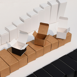 Xinrunjin กล่องกระดาษคราฟท์พิมพ์ลายตามสั่งพร้อมโลโก้สำหรับบรรจุภัณฑ์แบรนด์สินค้าส่งอีคอมเมิร์ซ - Product Image 5