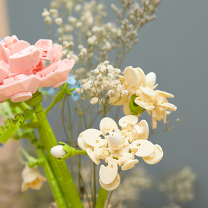 Bloques de construcción flor serie de orquídeas bonsái niña construir juguete flores adulto arreglo floral montaje juguetes para regalos aromaterapia - Product Image 1