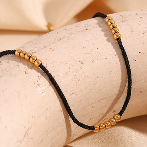 Gफैशन 18k सोने की प्लेटेड टैर्निश-मुक्त स्टेनलेस स्टील रॉको साफ जिरकॉन प्यार प्यारा हैवायन एले - Product Image 3