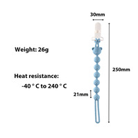 Sucette en silicone pour bébé en forme d'ours de dessin animé avec chaîne anti-chute, soulagement de la dentition, sûre pour les nouveau-nés