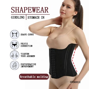 Sculpt Latex Waist Trainer Shaper Cincher Flat Stomach Custom Women's Slimming Sheath Corset Colombian Shaping Girdles for Women - Product Image 2