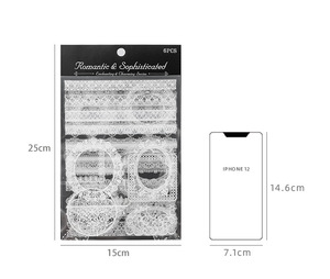 สติกเกอร์โน้ตบุ๊คกระดาษแนววินเทจ6แผ่น/แพ็คน้ำกาวสำหรับสัตว์เลี้ยงกันน้ำไดคัทเคลือบเงาสำหรับตกแต่งวันหยุด - Product Image 6
