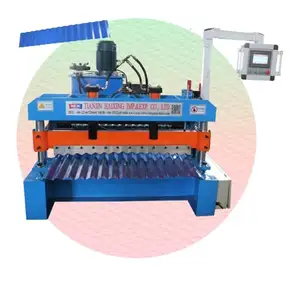 Steel roll forming 1064 design Corrugated roof tile making machine