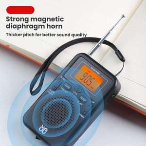 <span class=keywords><strong>Radio</strong></span> Compacta Digital AM FM con Reloj, Búsqueda Automática, Temporizador de Apagado y Salida Estéreo para Auriculares - Product Image 4