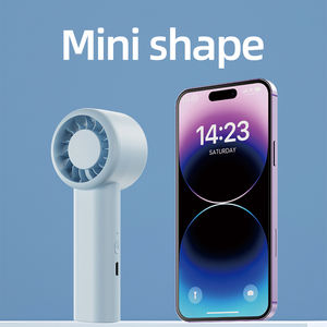 Ventilateur de poche personnel en plastique, alimenté par batterie, portable, pour une utilisation en extérieur, refroidissement estival, logo personnalisé, OEM/ODM - Product Image 5