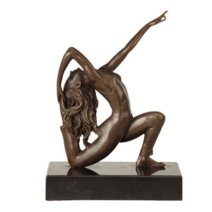 女性像立ってハグとキスブロンズフィギュアアート彫刻 - Product Image 6