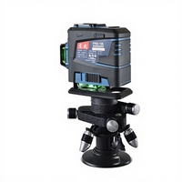 Niveau laser vert rotatif 4D à 360 degrés, 12 lignes, 16 faisceaux, outil de marquage professionnel pour la construction en extérieur, batterie au lithium